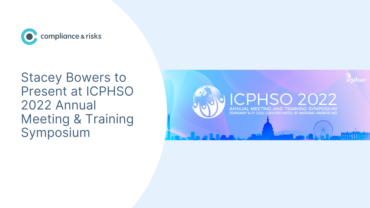 Stacey Bowers to Present at ICPHSO 2022 Annual Meeting & Training Symposium